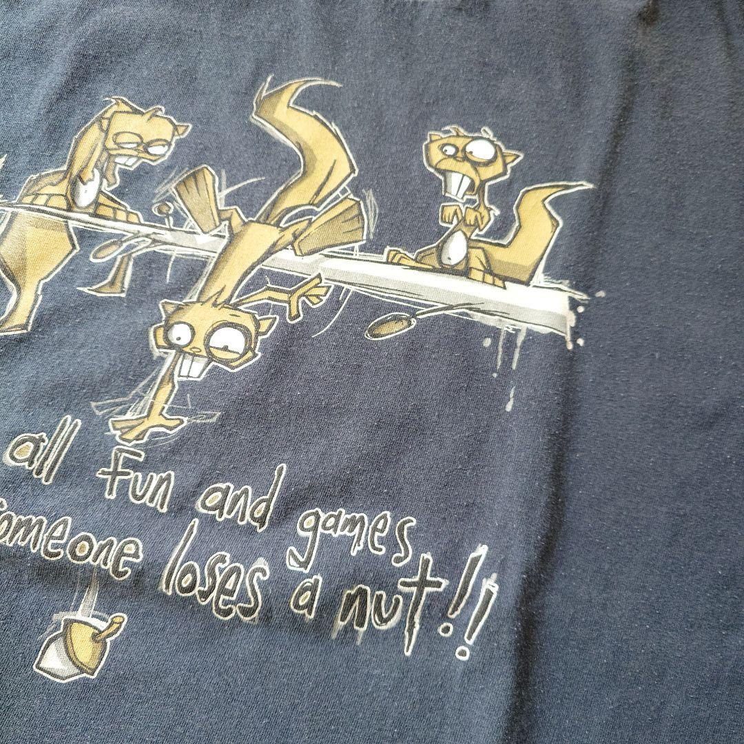 Used print tee charactor L