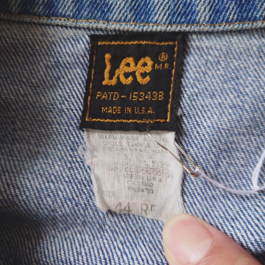 80s LEE denim jacket 44 REG made in USA