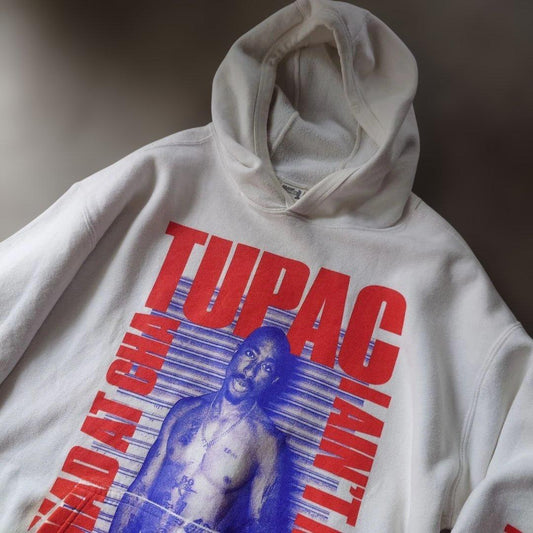 2PAC I AIN'T MAD AT CHA sweat parka L