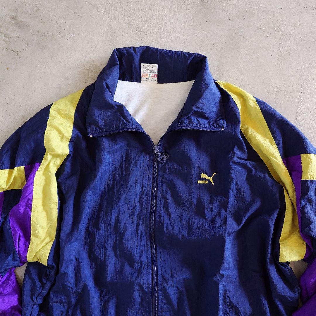 Used PUMA nylon jacket XL プーマ ナイロンジャケット 海外版