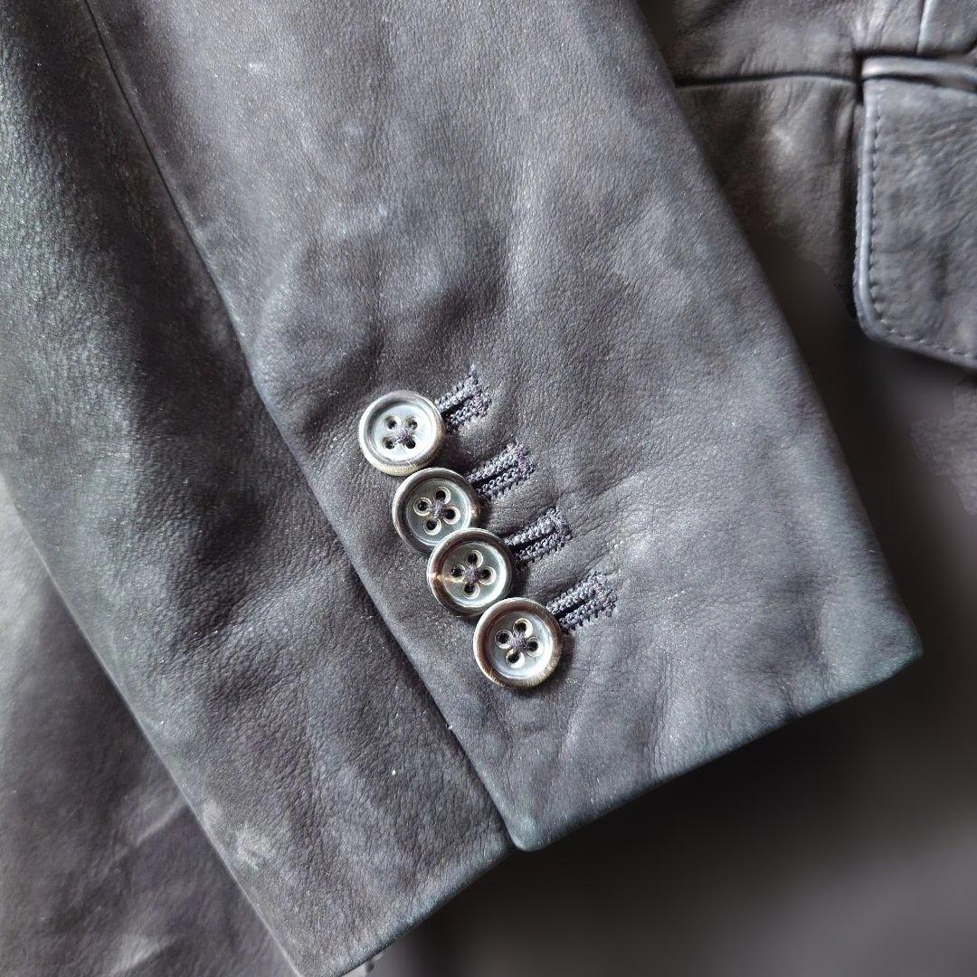 90s Bananarepublic leather nubak jacket sz L