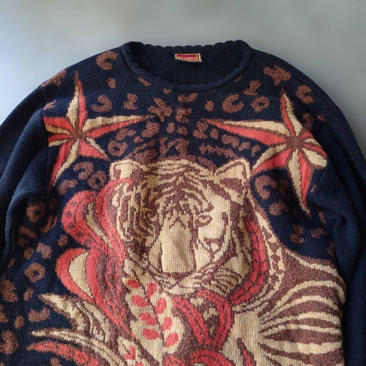 euro women knit op tiger