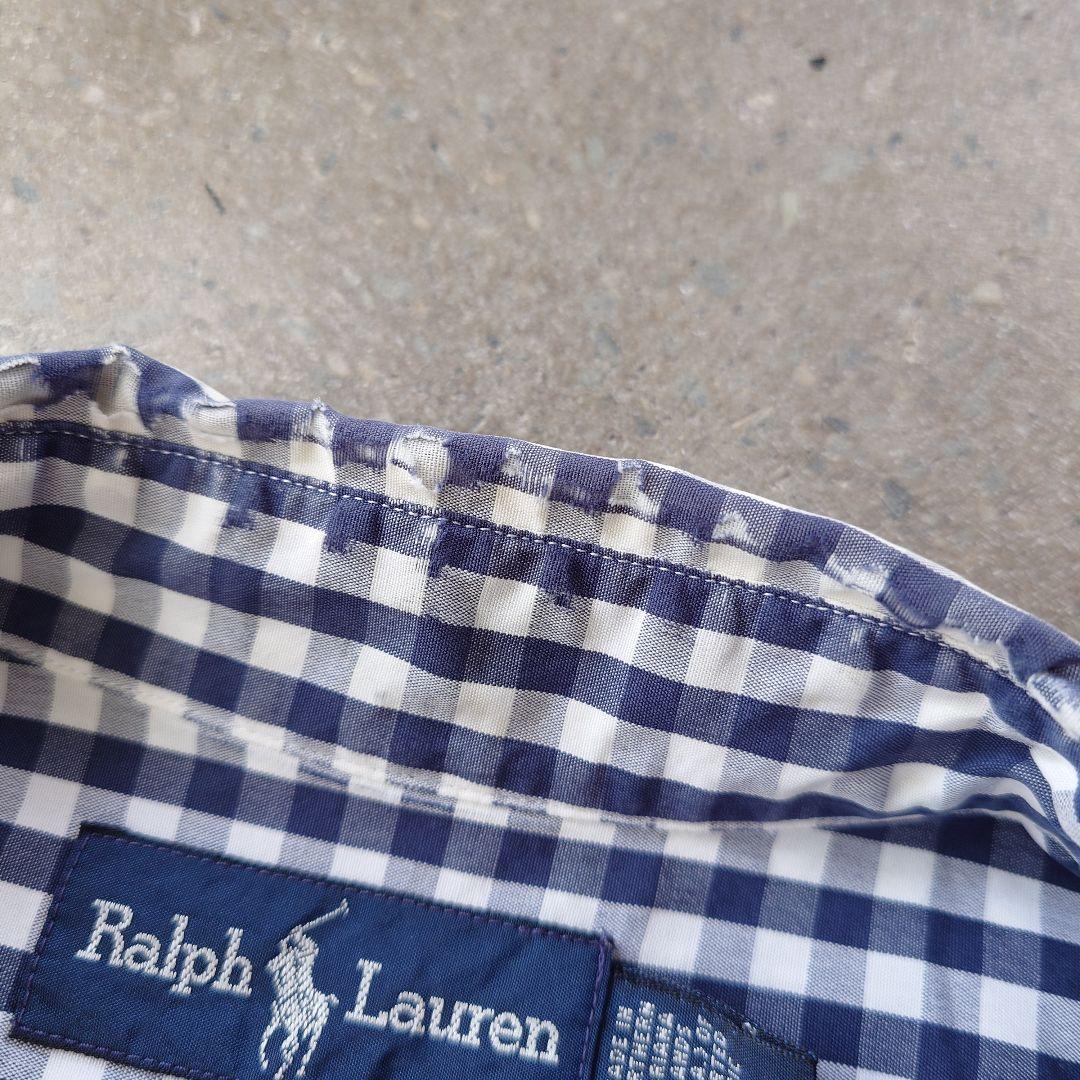 POLO RALPHLAUREN GREGGOR ss check shirts ポニー無し