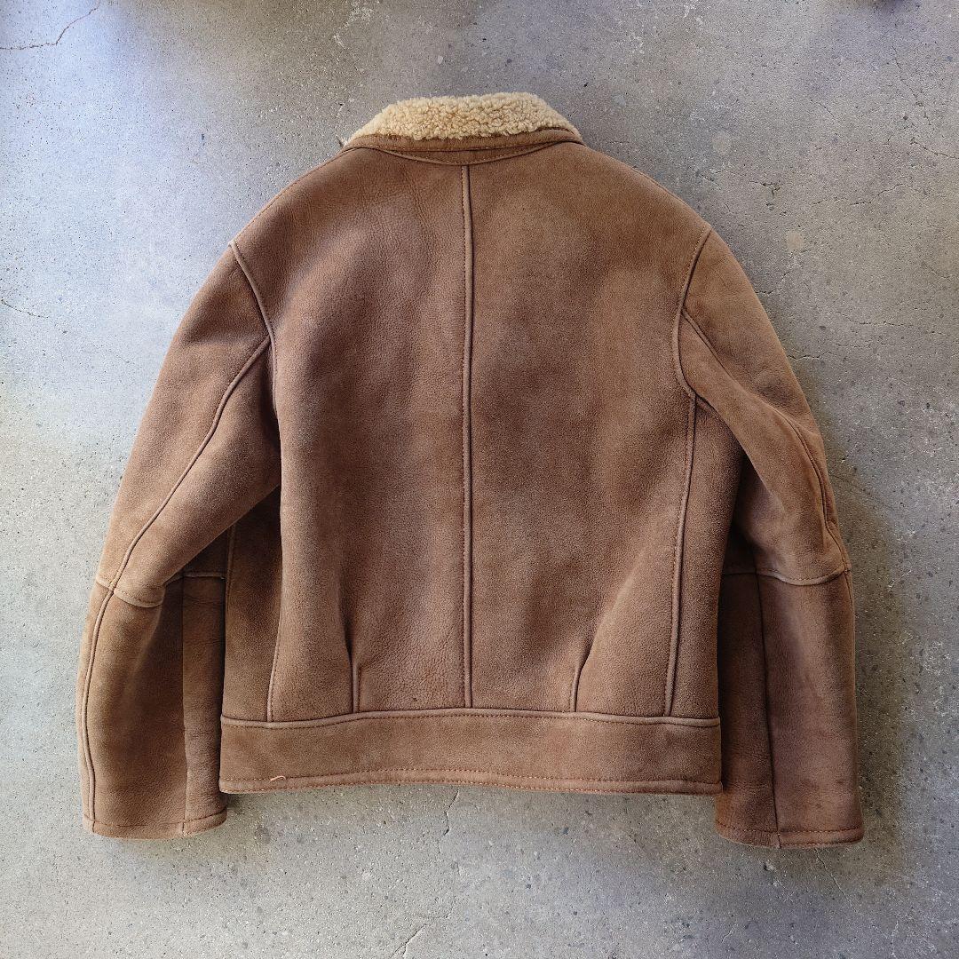 80s SCHOTT short mouton jacket 42