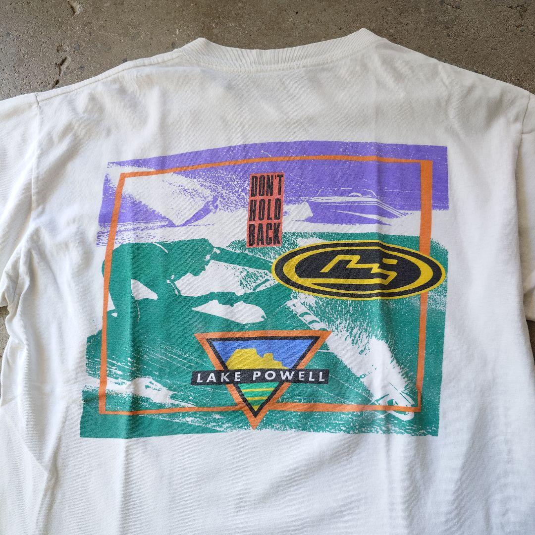 OLD POWELL vintage back print tee single XL