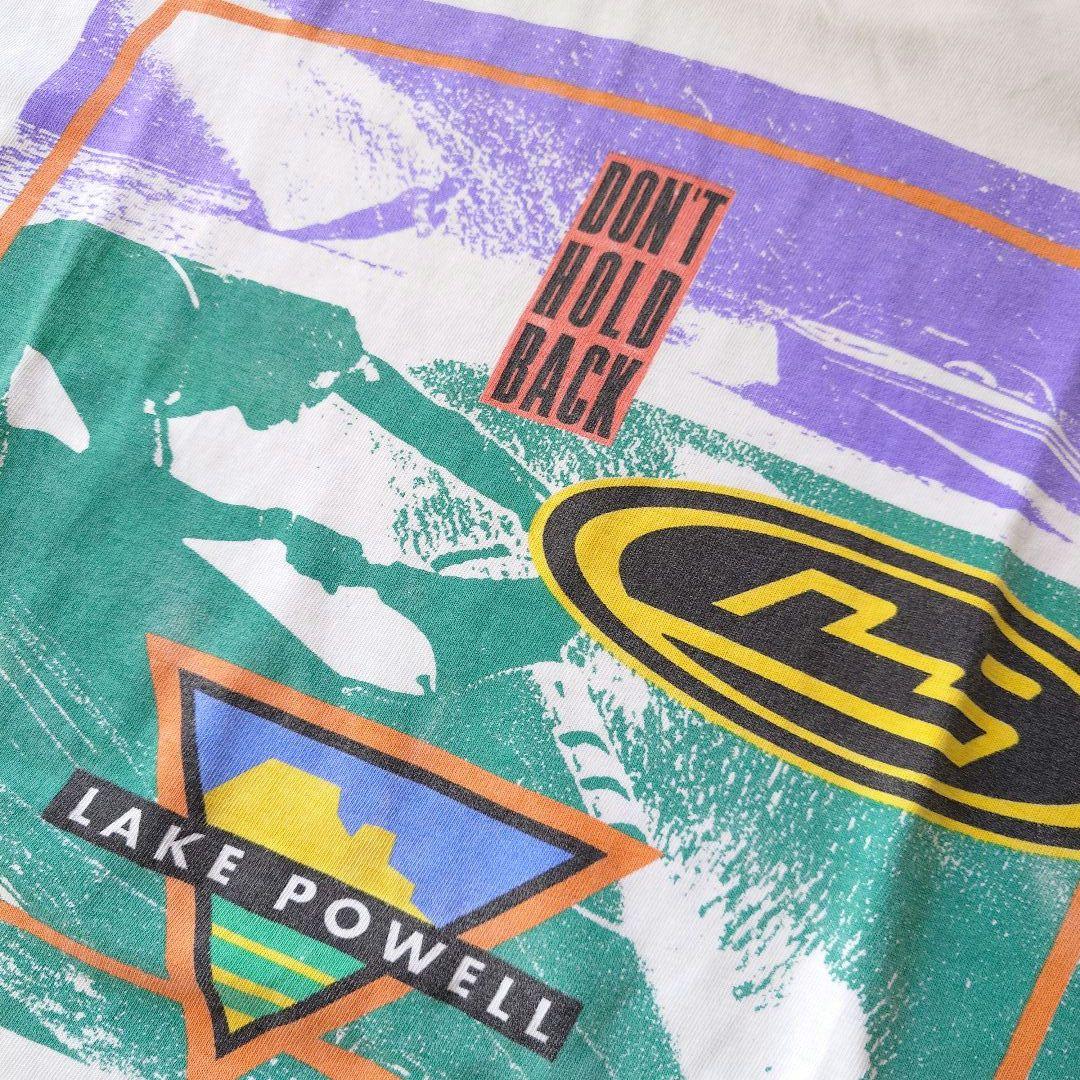 OLD POWELL vintage back print tee single XL