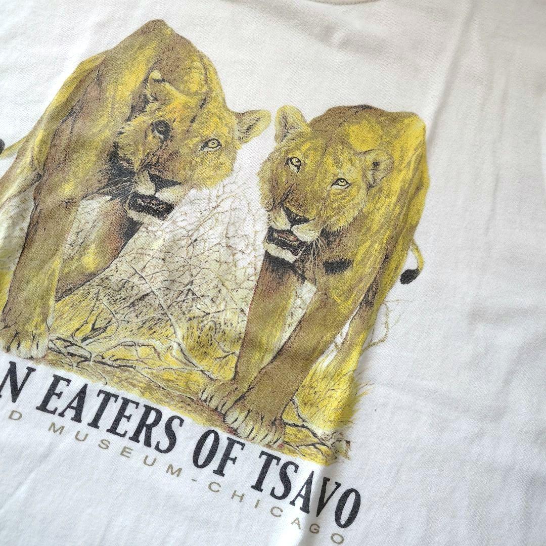 Safari tiger print tee L