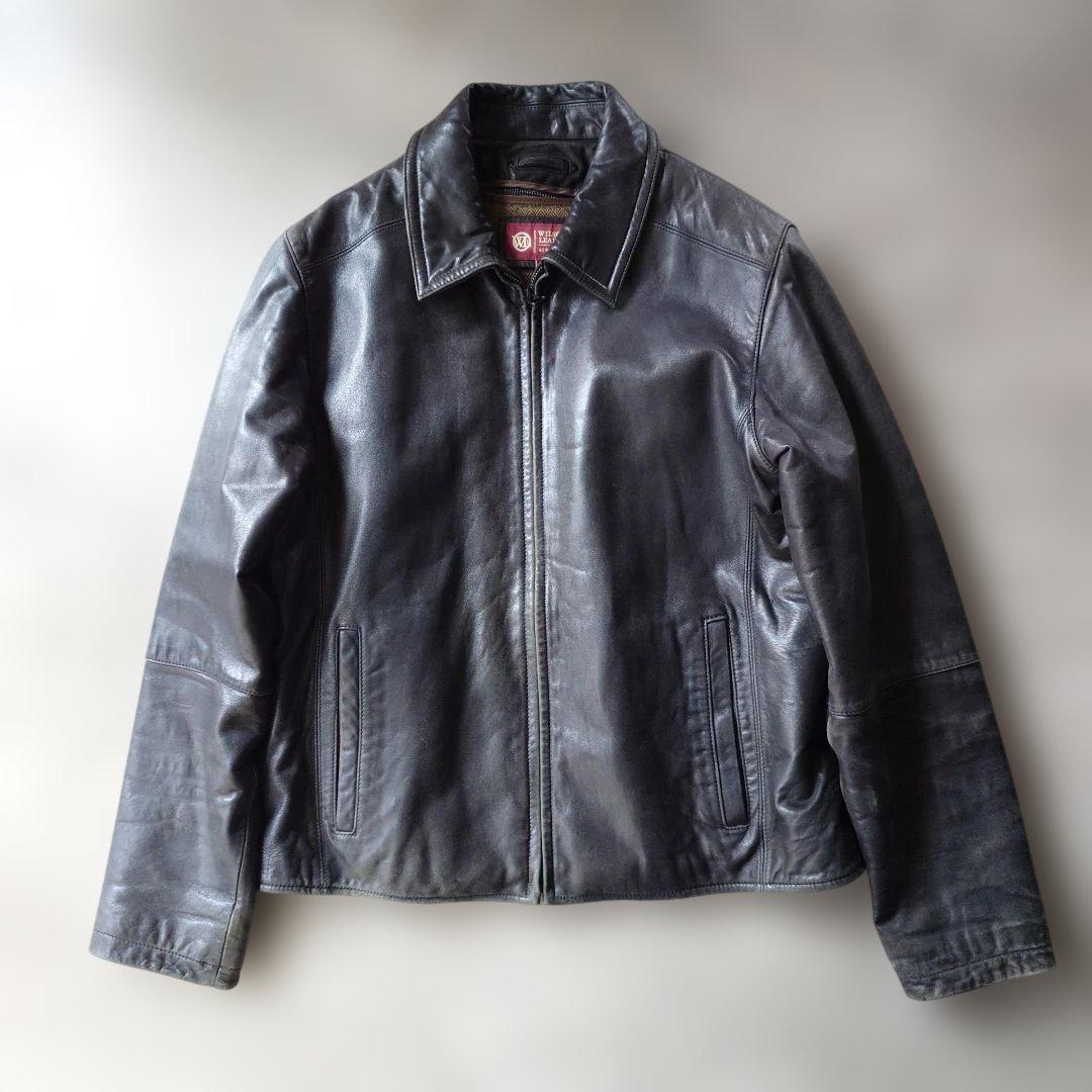 WILSONS LEATHER lamb leather jacket M 80s