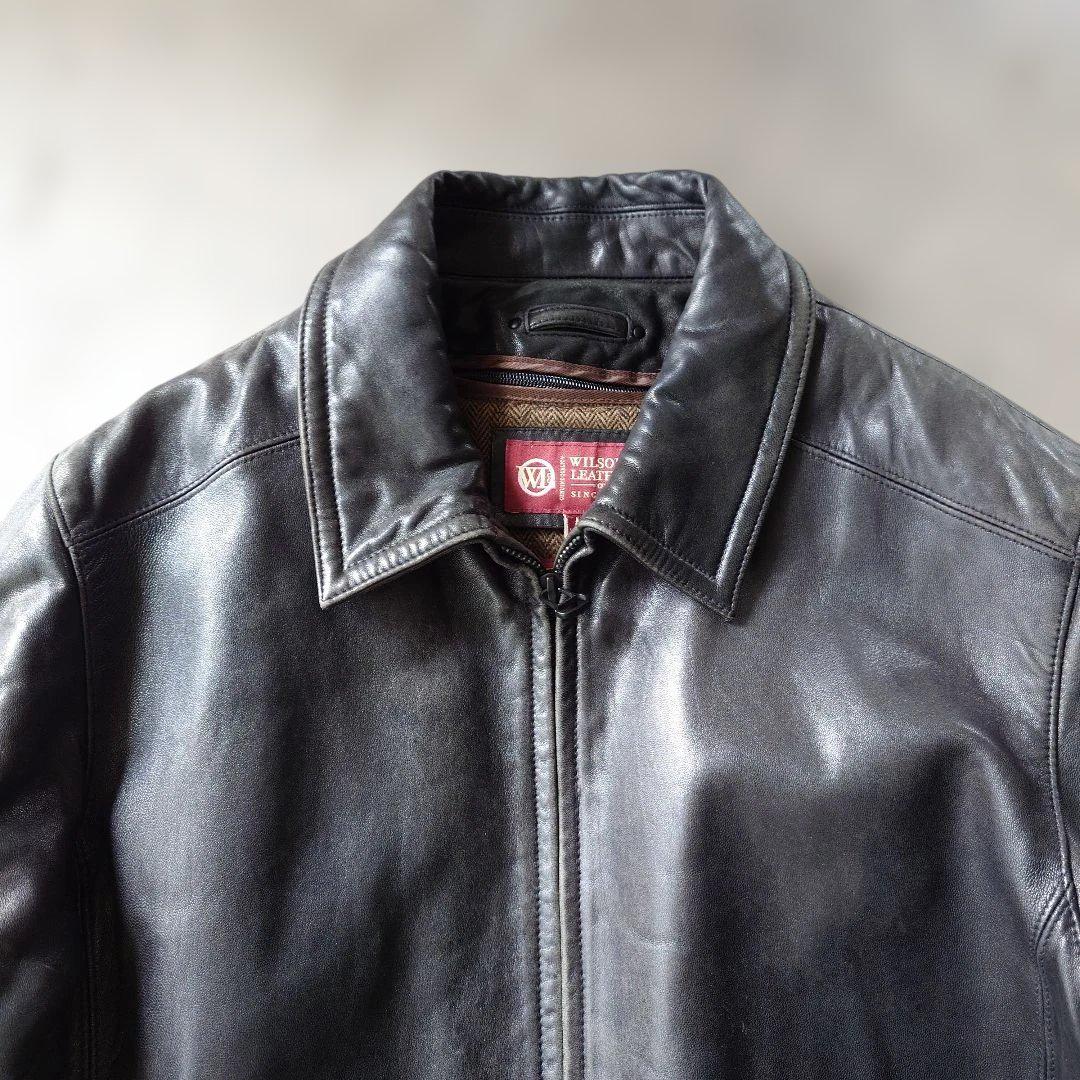 WILSONS LEATHER lamb leather jacket M 80s