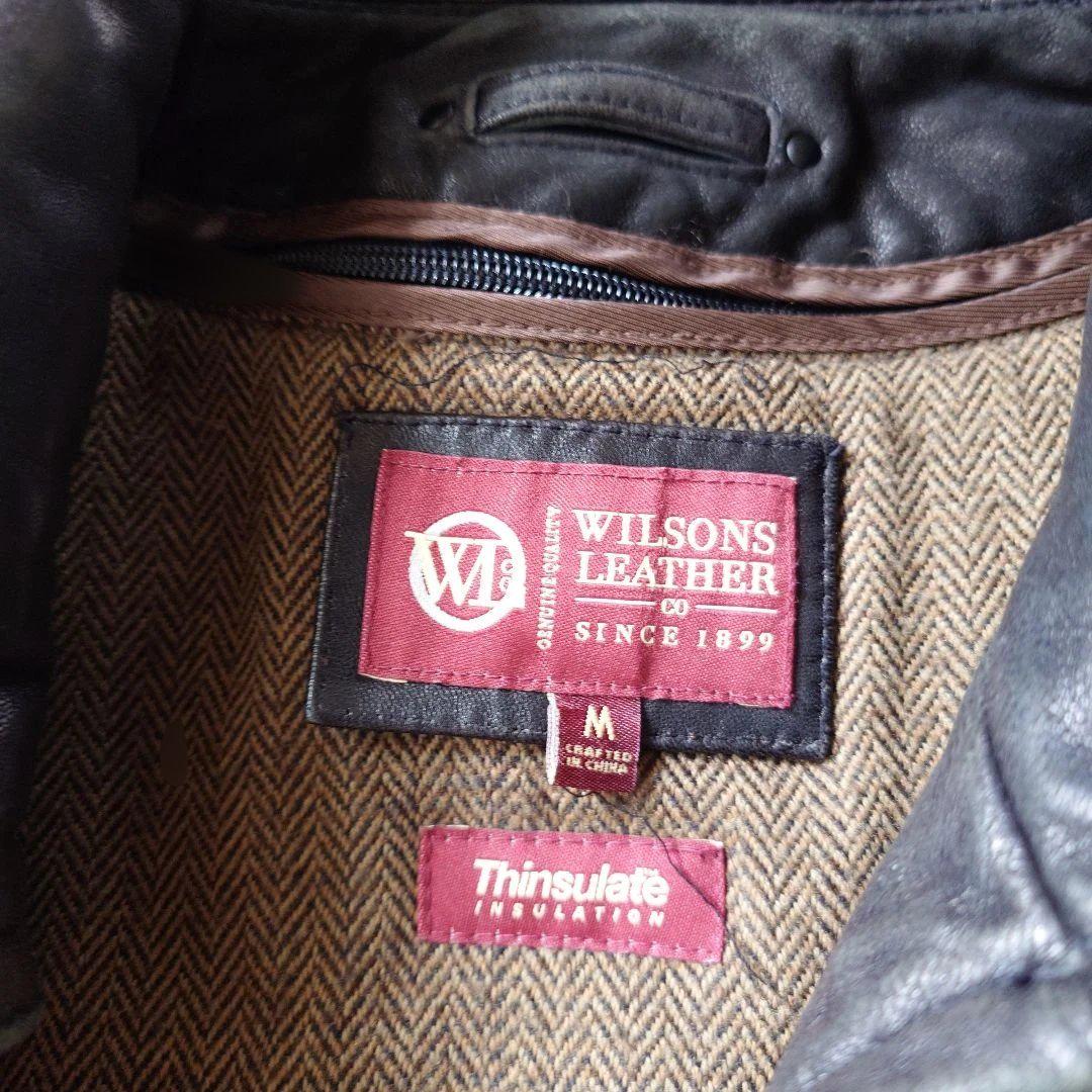 WILSONS LEATHER lamb leather jacket M 80s