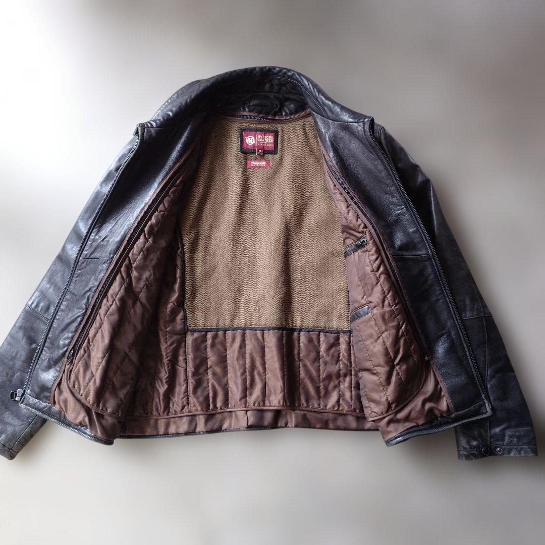 WILSONS LEATHER lamb leather jacket M 80s