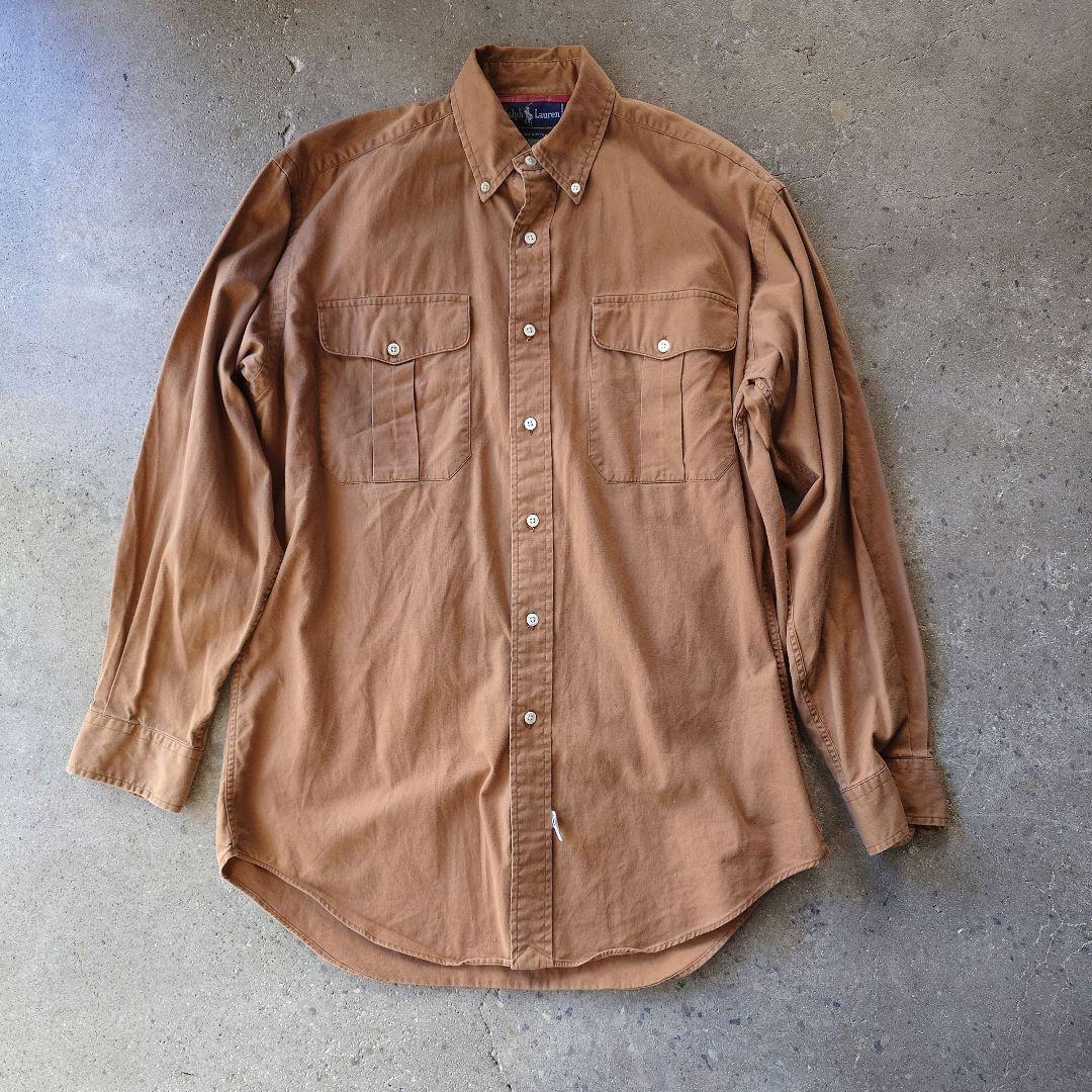 POLO RALPHLAUREN w flap work shirts ポロラルフローレン ワークシャツ