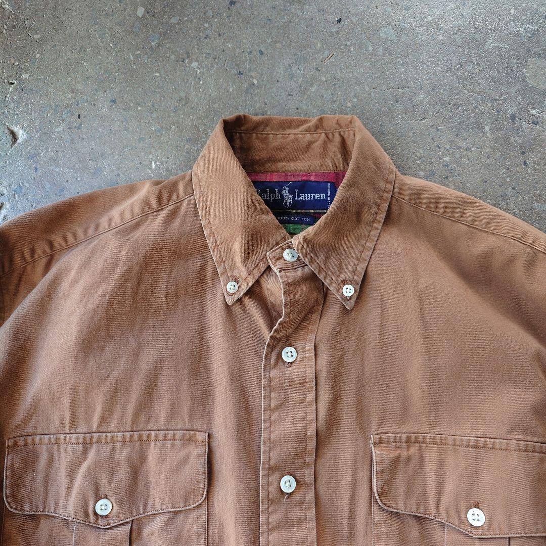 POLO RALPHLAUREN w flap work shirts ポロラルフローレン ワークシャツ