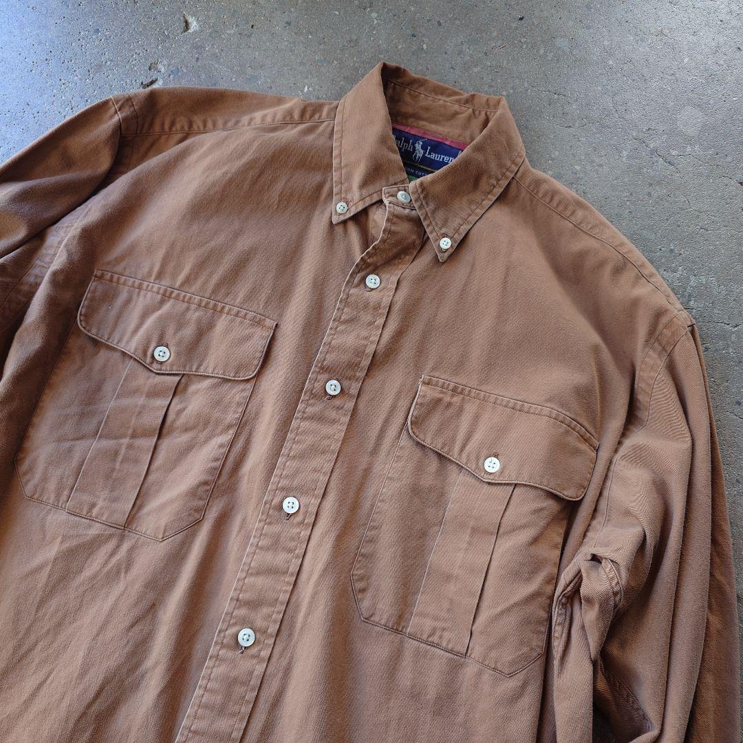 POLO RALPHLAUREN w flap work shirts ポロラルフローレン ワークシャツ