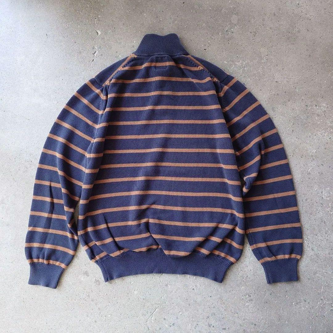 Old GAP border stand knit L オールドギャップ ニット