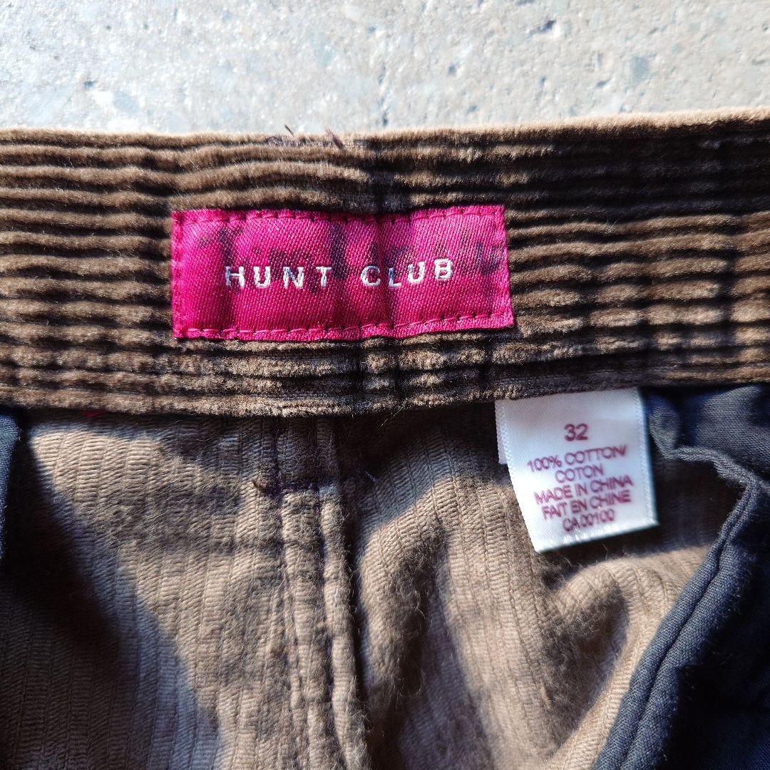 Used 8weel cord wide tuck pants w32