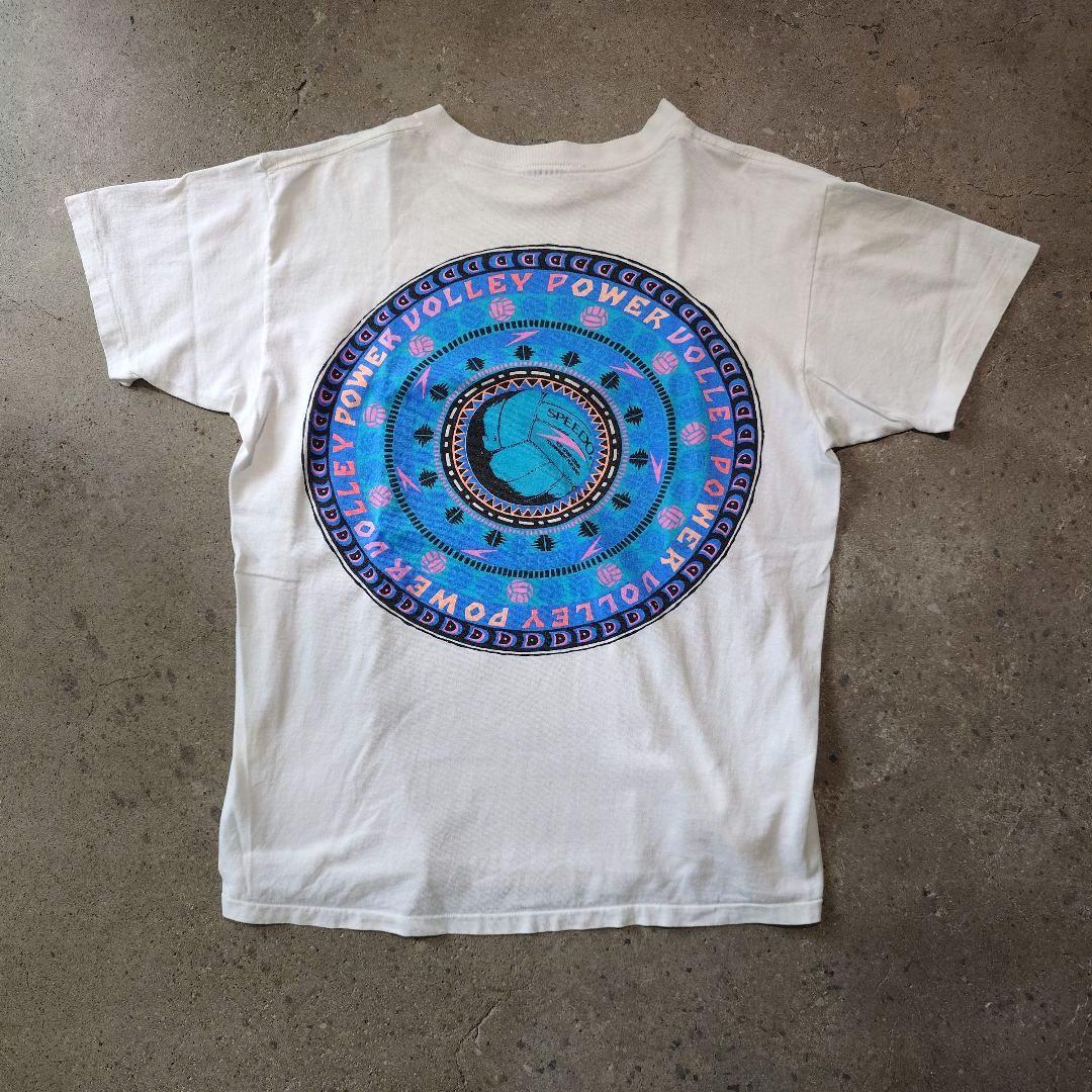 Old SPEEDO balleyball tee L Made in USA