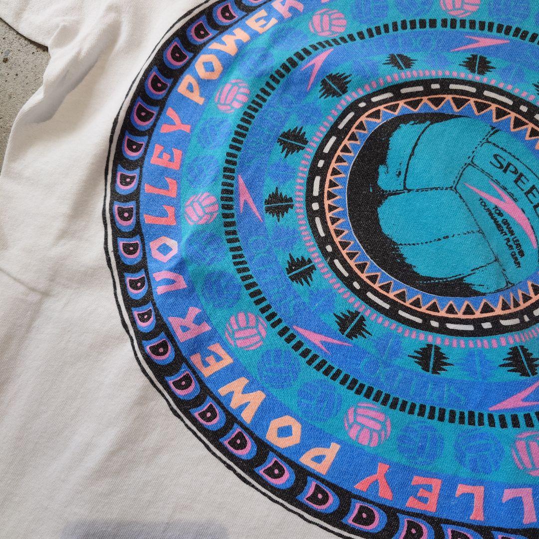 Old SPEEDO balleyball tee L Made in USA