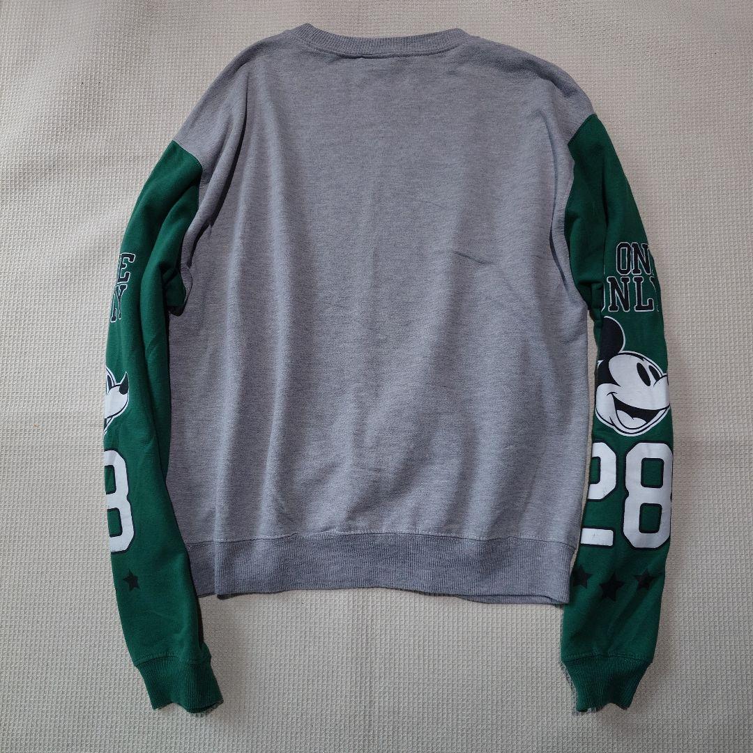 Disney official MICKEY ls print tee S