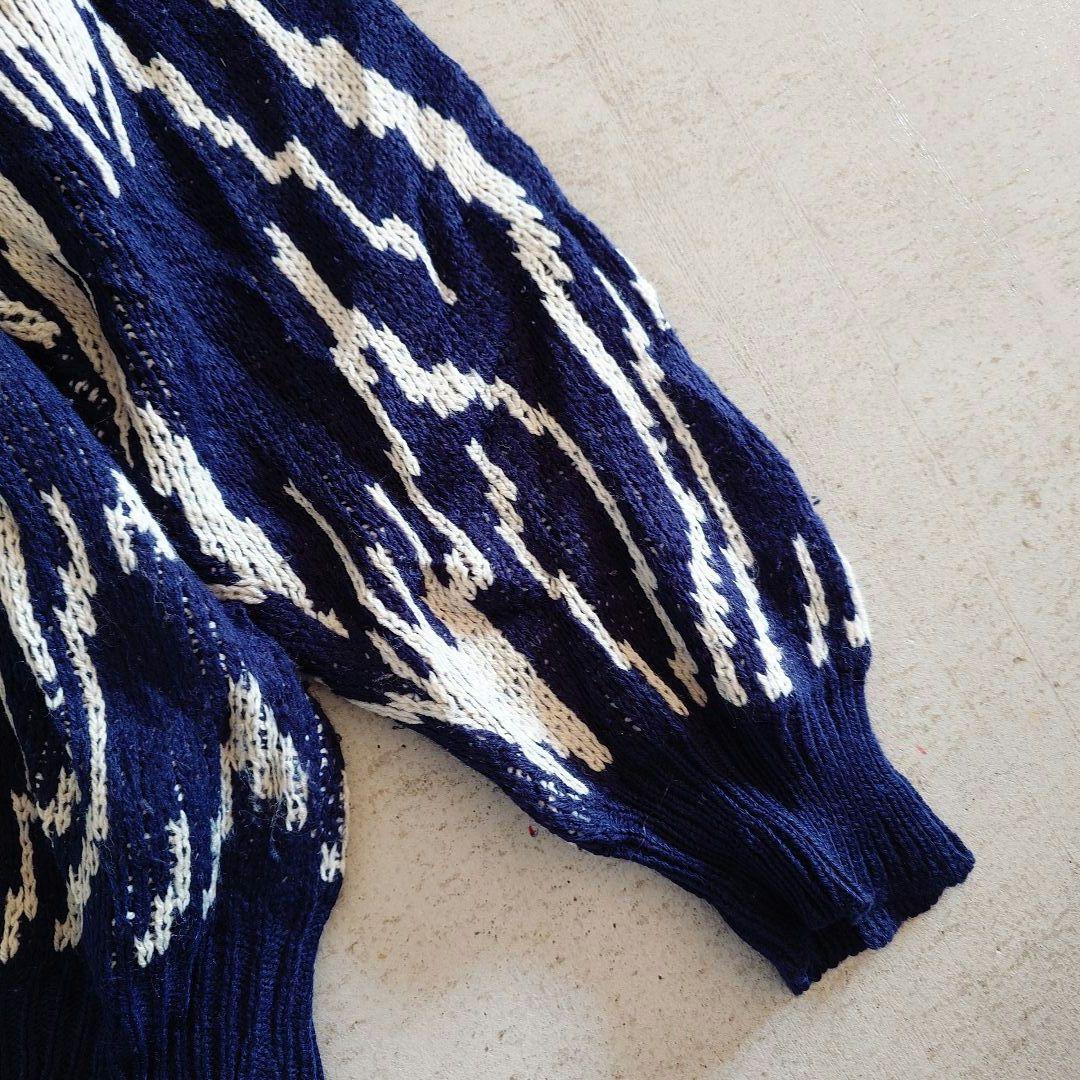 Used pattern knit XL 古着 ユーズド ニット