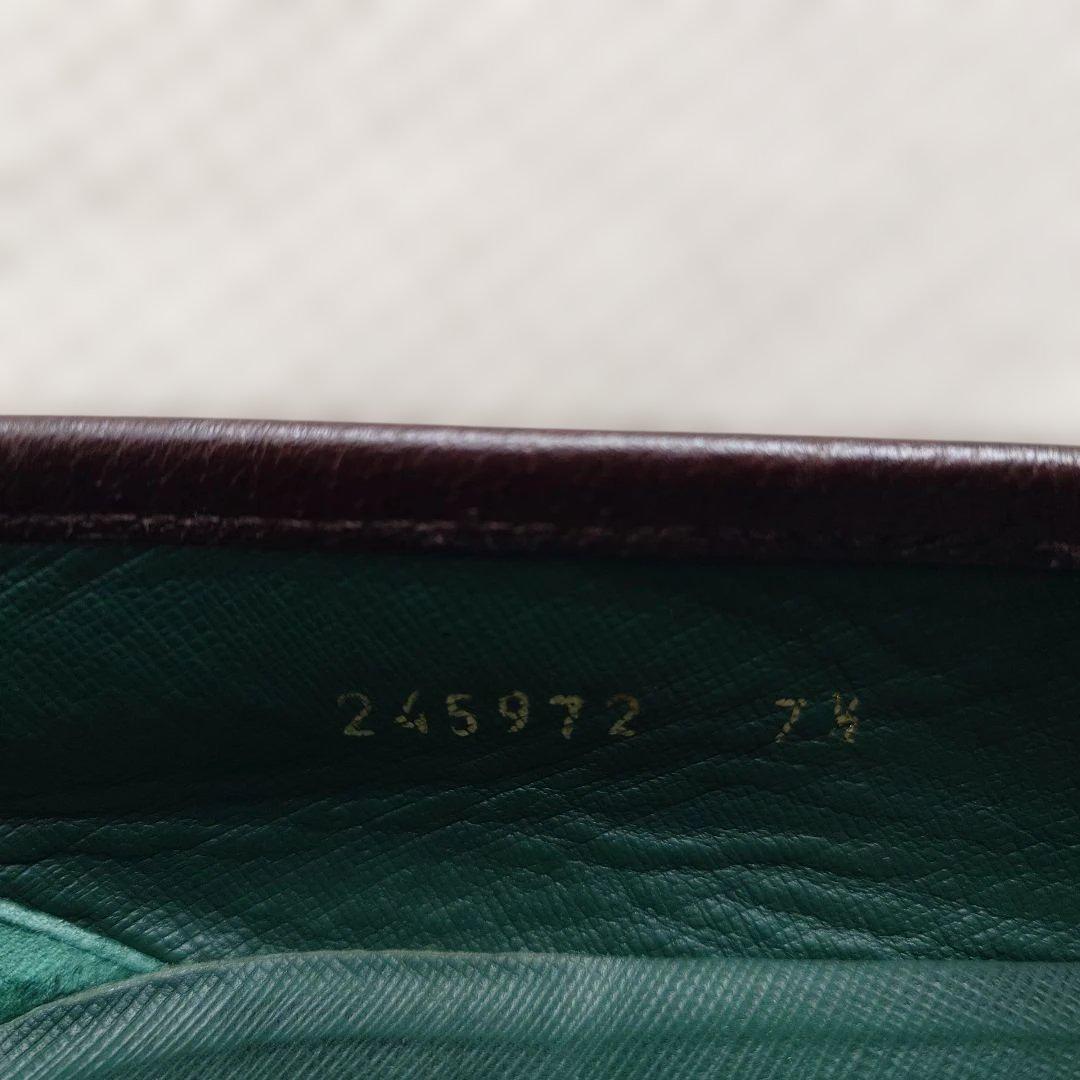 GUCCI horse bit loffer brown 71/2 inch 25.5cm-26.5.cm