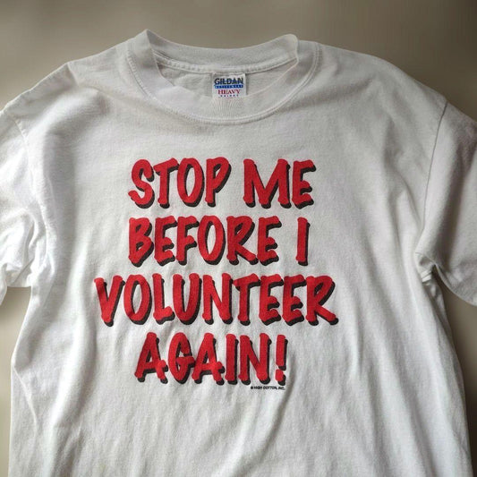 Used print tee message L