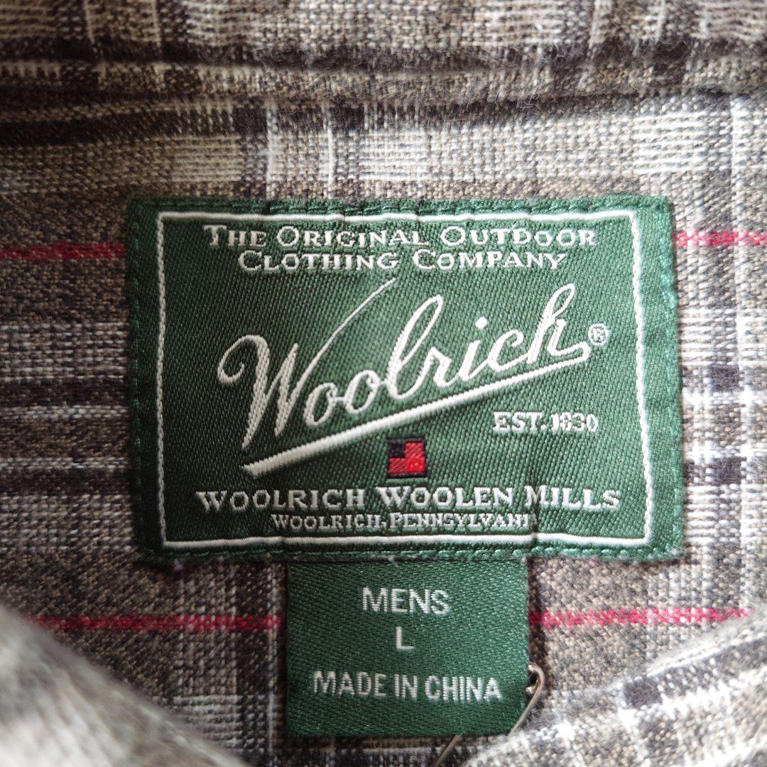 90s WOOLRICH chweck flannel shirts L