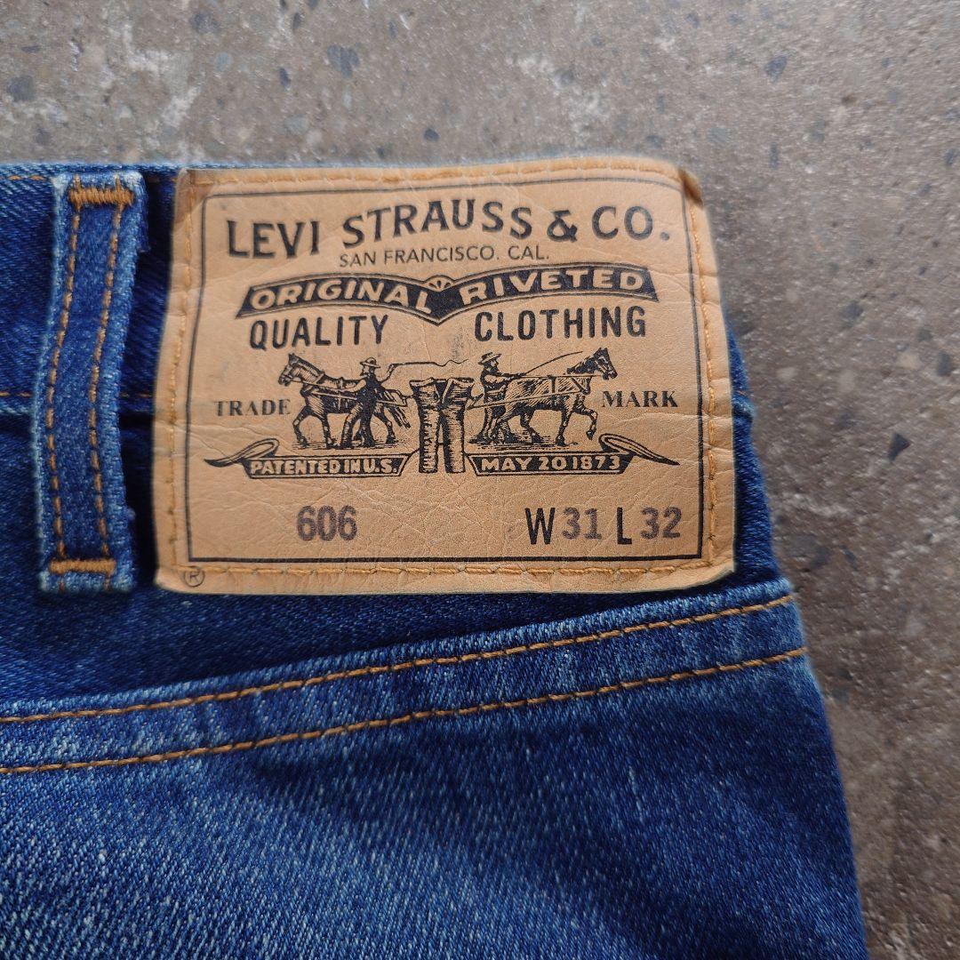 Levis’s リーバイス 606 トルコ製 スリム w31 L32 オレンジタブ 復刻版