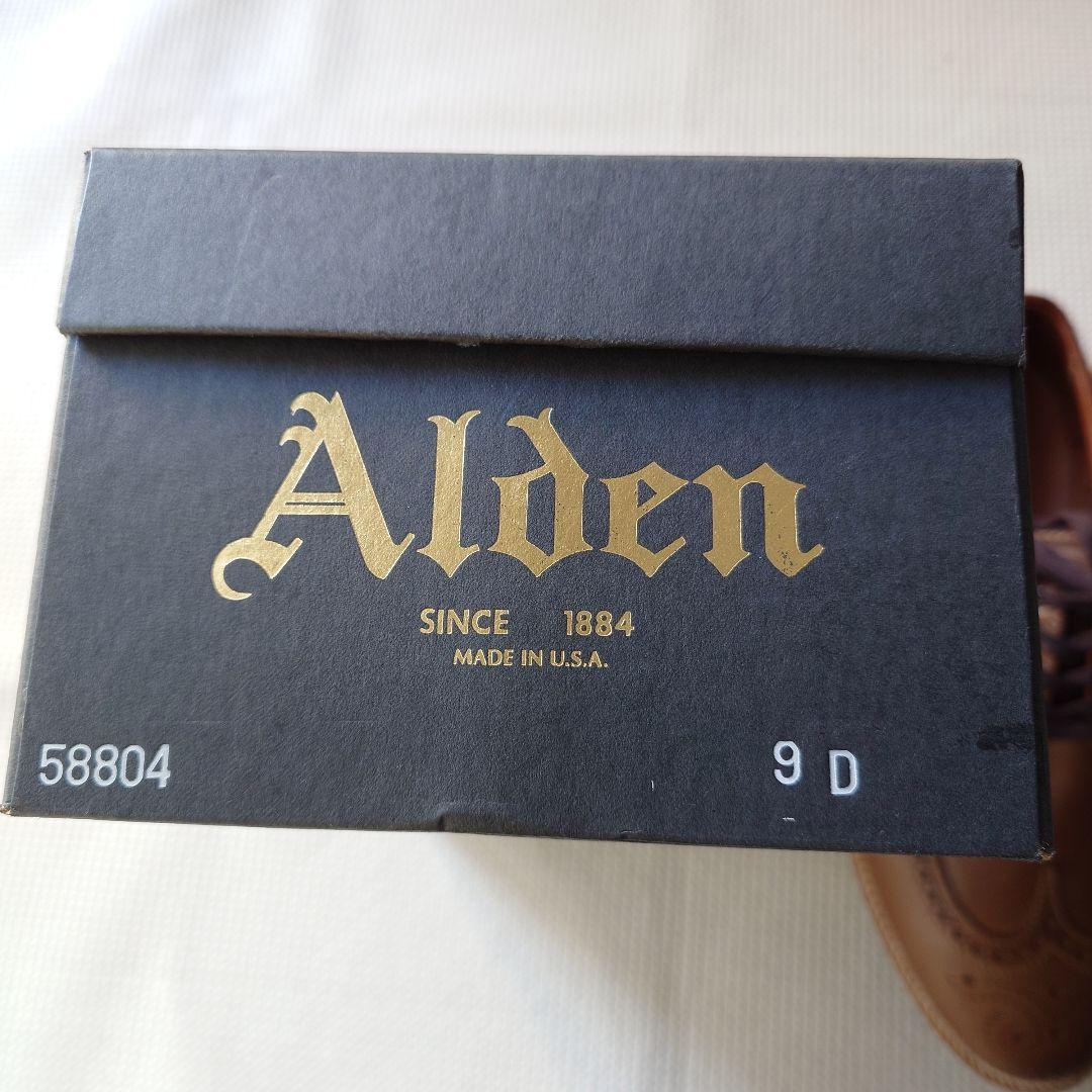 Deadstock ALDEN wingtip 58804 9inch オールデン ウイングチップ クロムエクセル ALDEN 9インチ