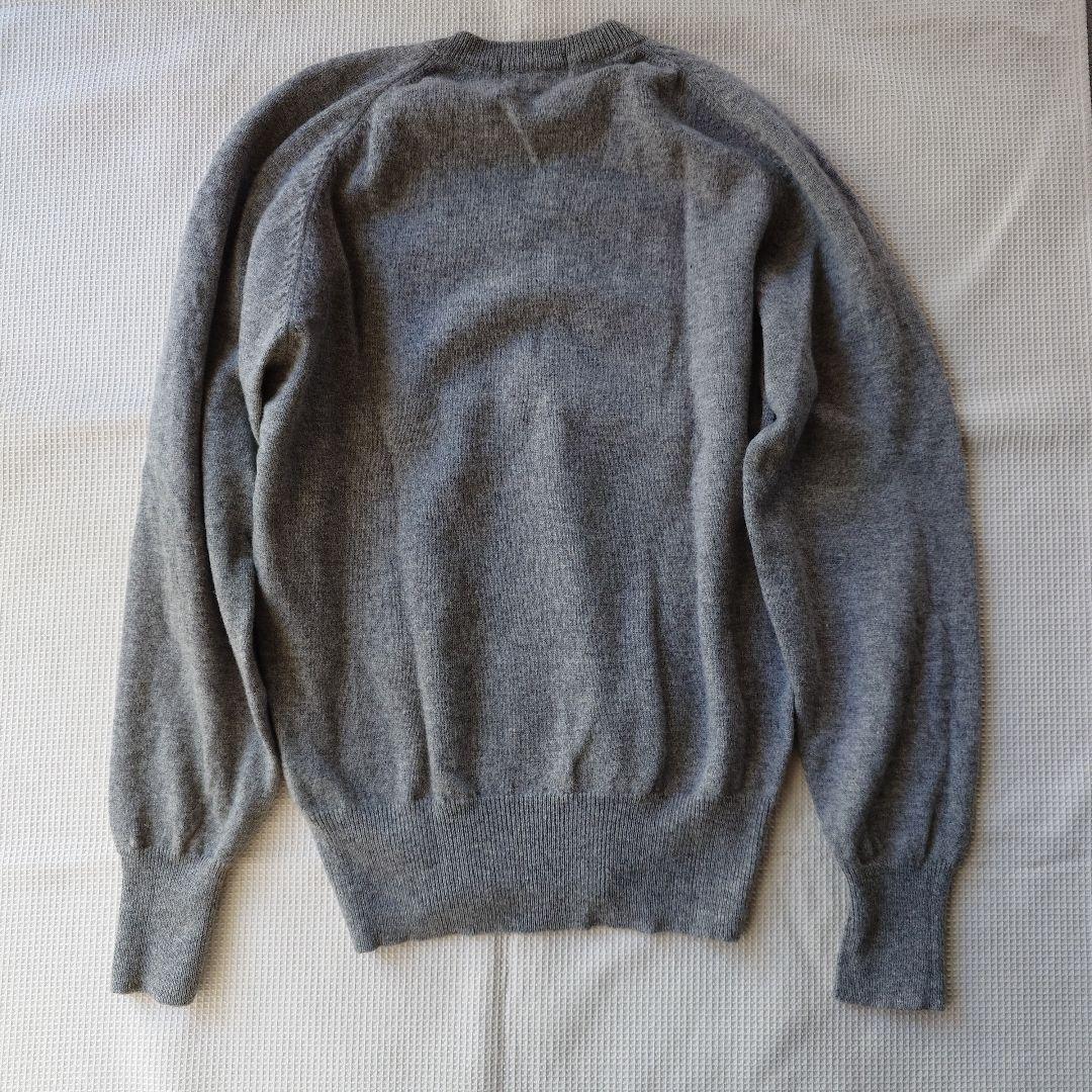 90s poloralphlauren lambs wool V neck knit L