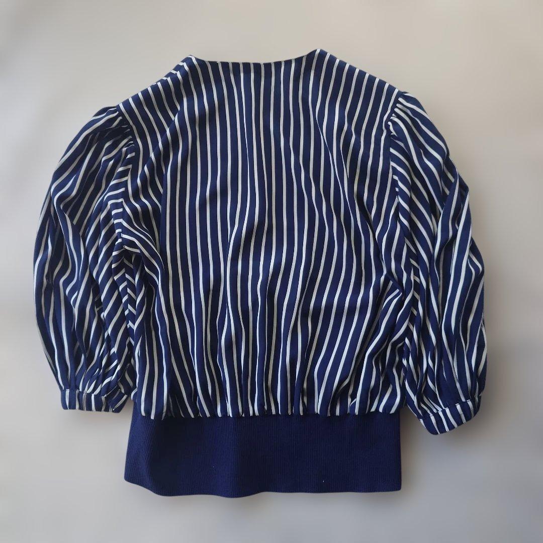 Christian Dior stripe blouse sz M
