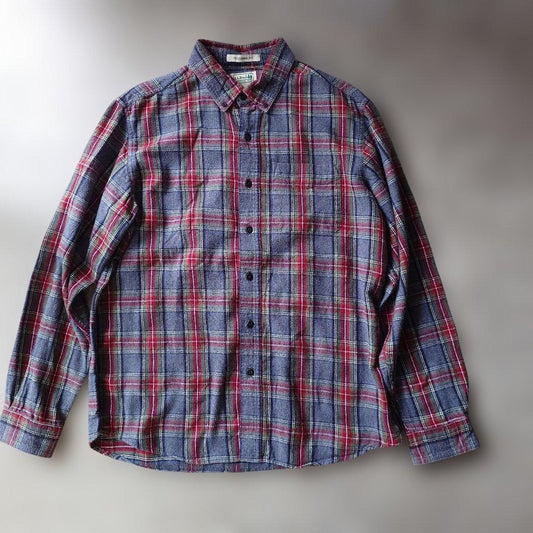 90s LLBEAN check flannel shirts