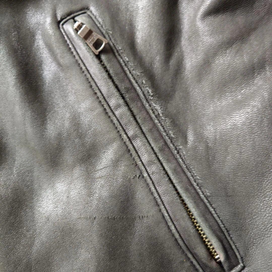 EDDIE BAUER 90s Lamb leather jacket L