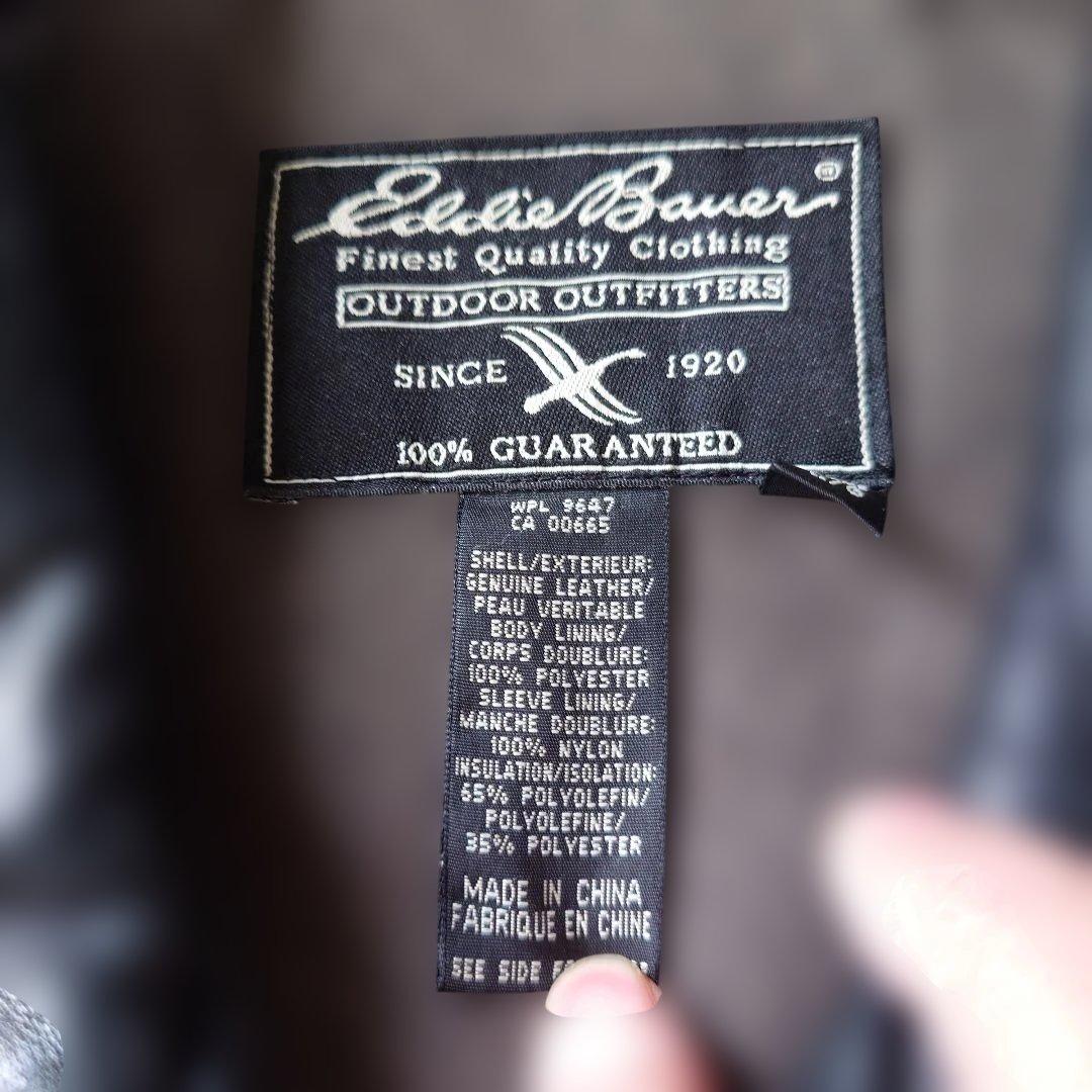 EDDIE BAUER 90s Lamb leather jacket L