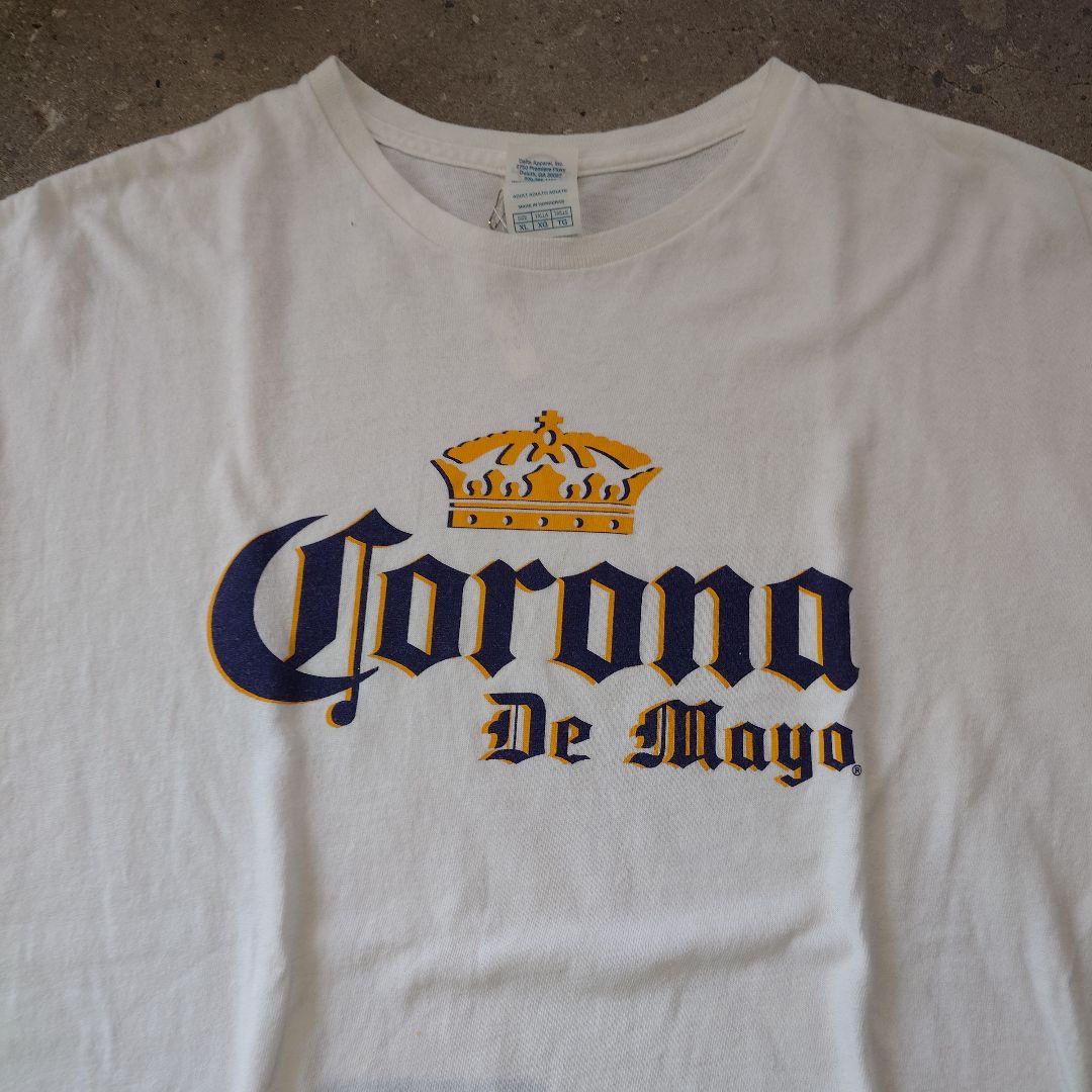 CORONA BEER old english logo tee XL