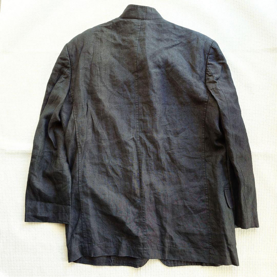 tricot comme des garson women Linen stand collar jacket 麻 スタンドカラー ジャケット