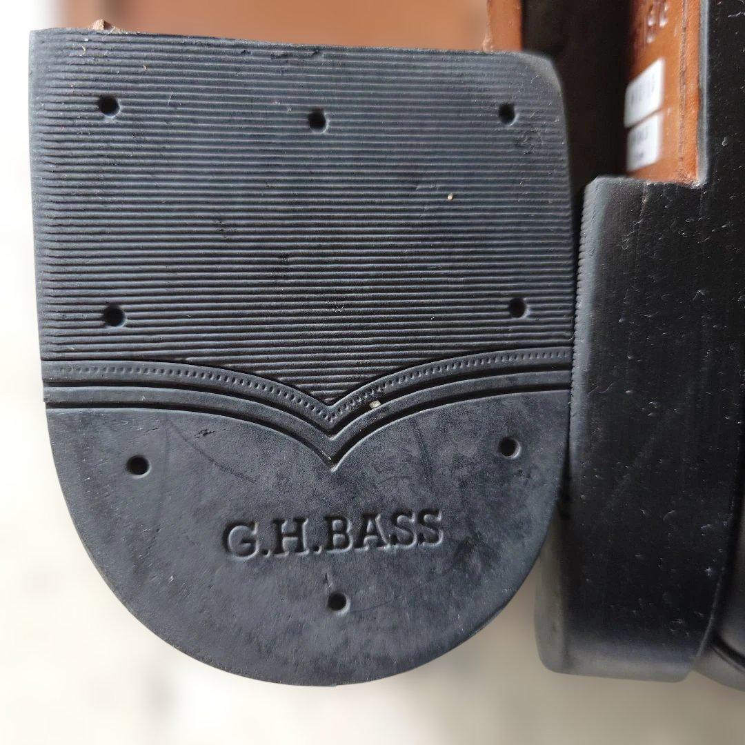 GH.BASS cobra vamp leather slipon 9.5inch
