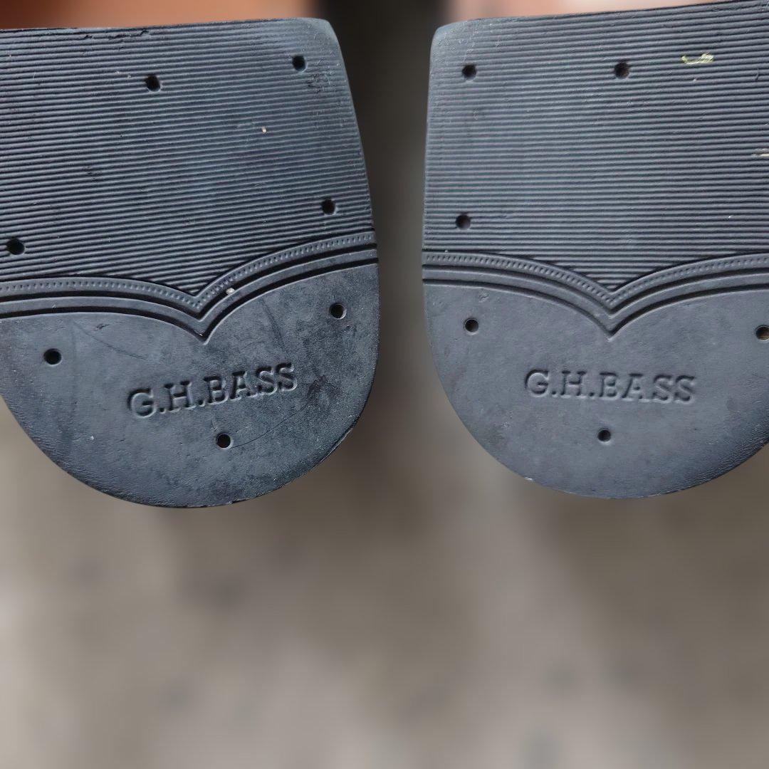 GH.BASS cobra vamp leather slipon 9.5inch