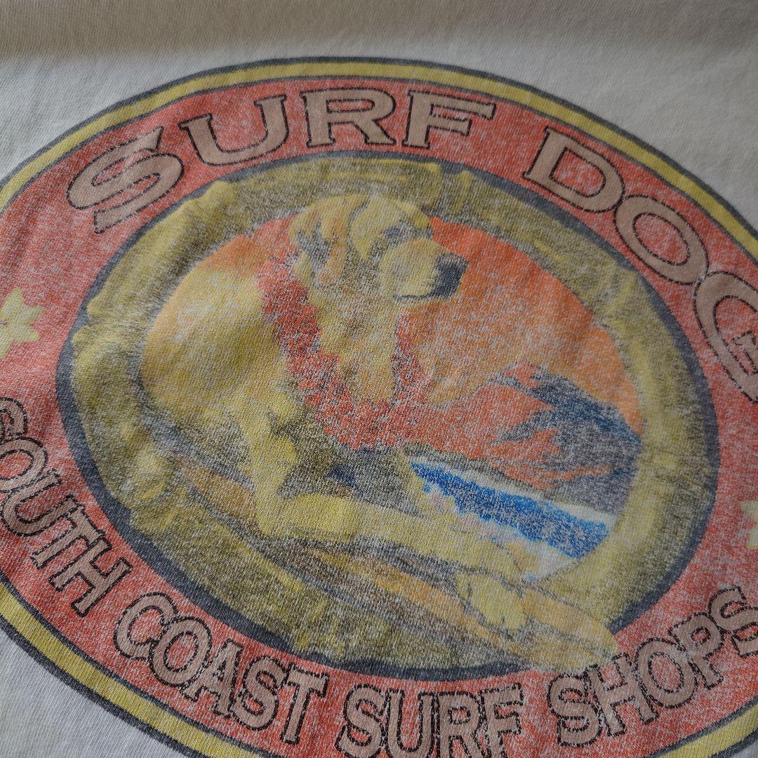 Old surf shop dog tee M
