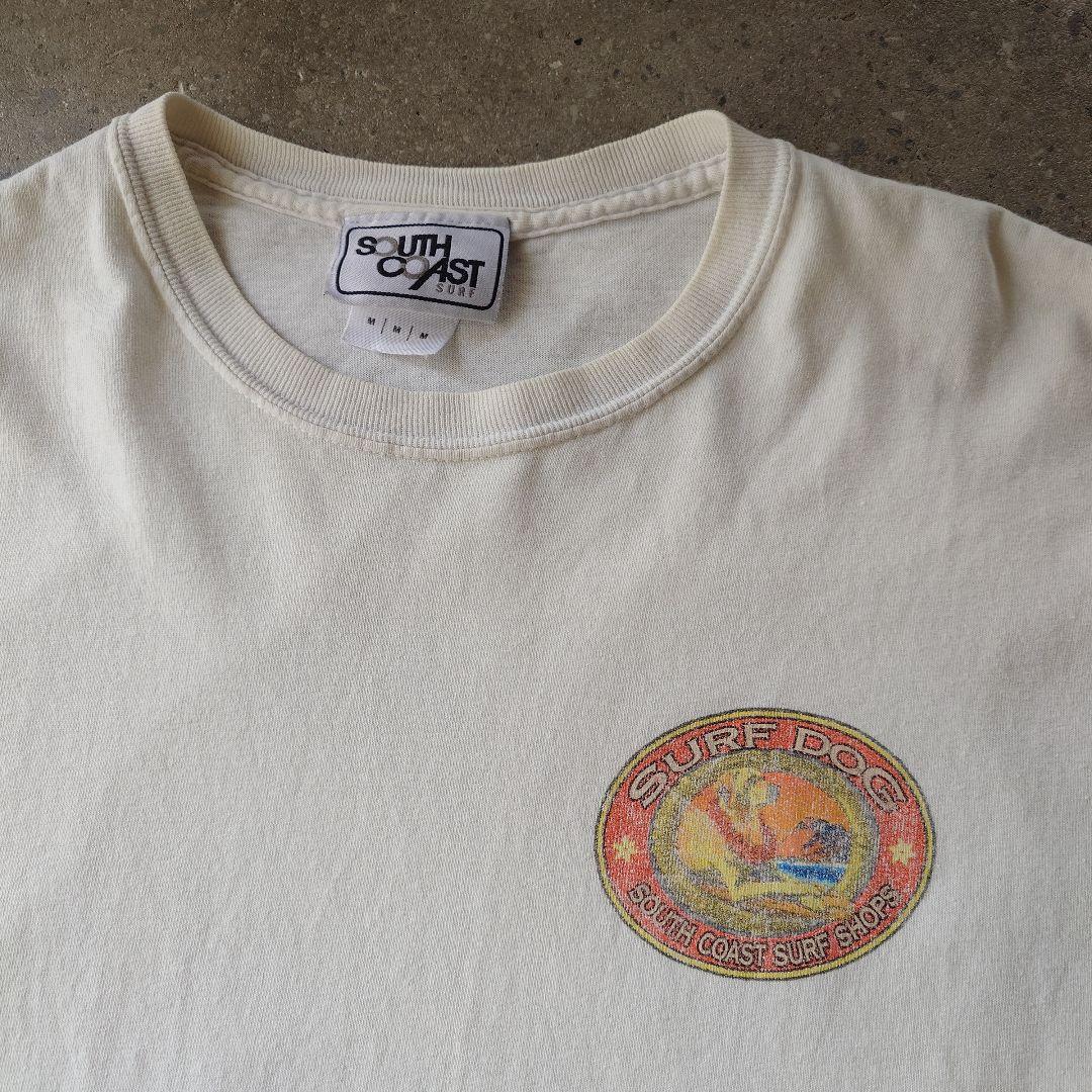 Old surf shop dog tee M