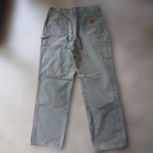 CARHARTT double kniee work pants olive w34L32