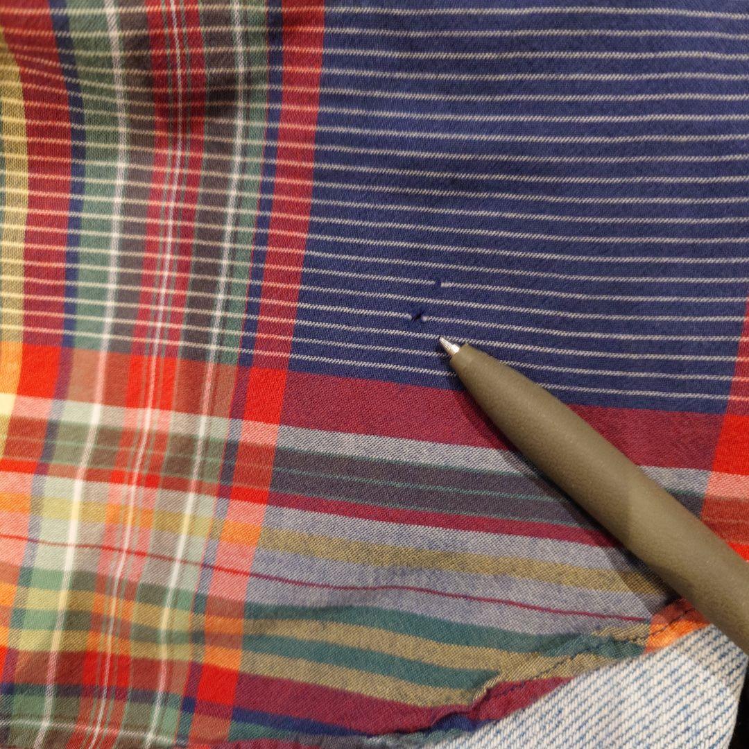 90s Poloralphlauren Madrass Ls shirts L