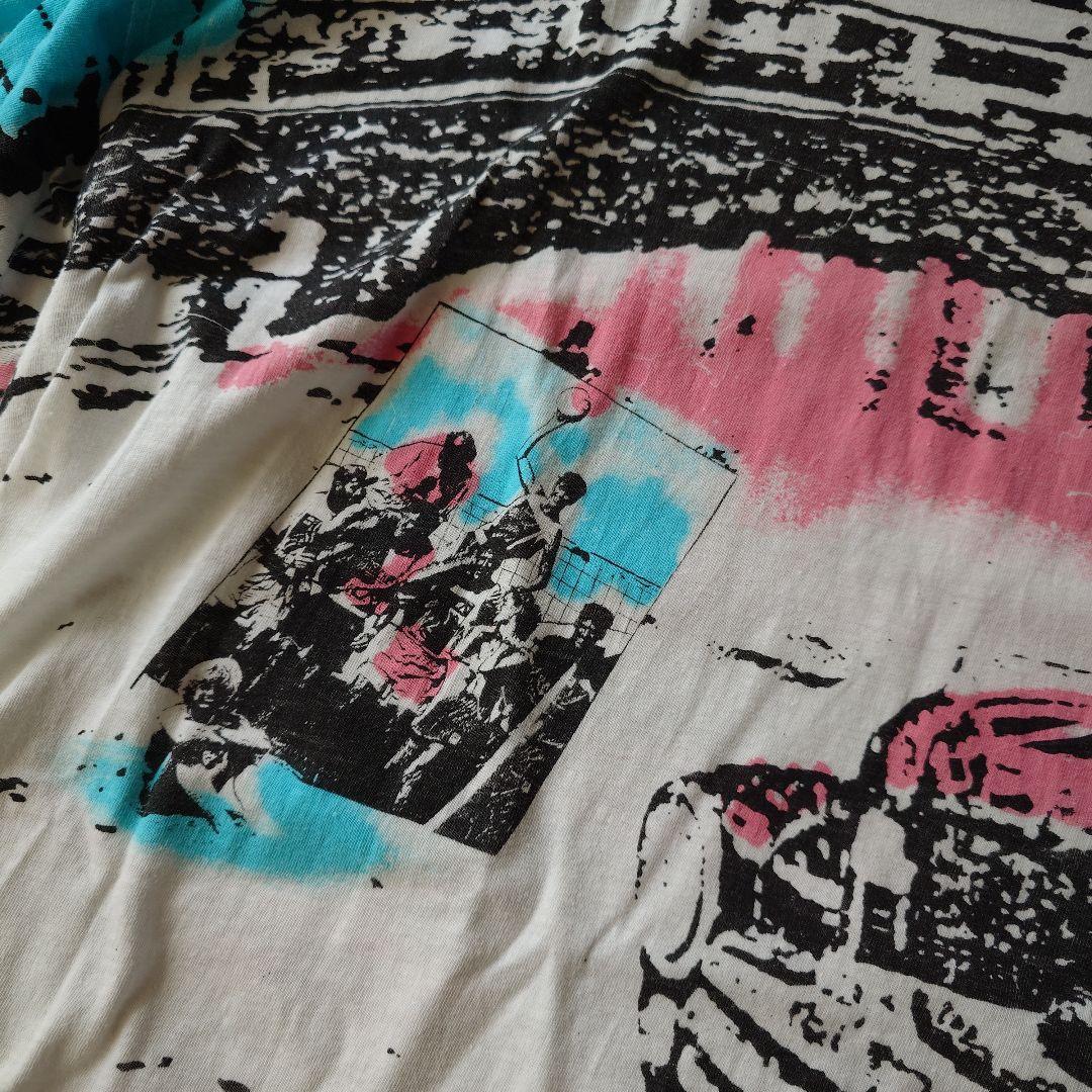 OLD surf beach allover print tee XL