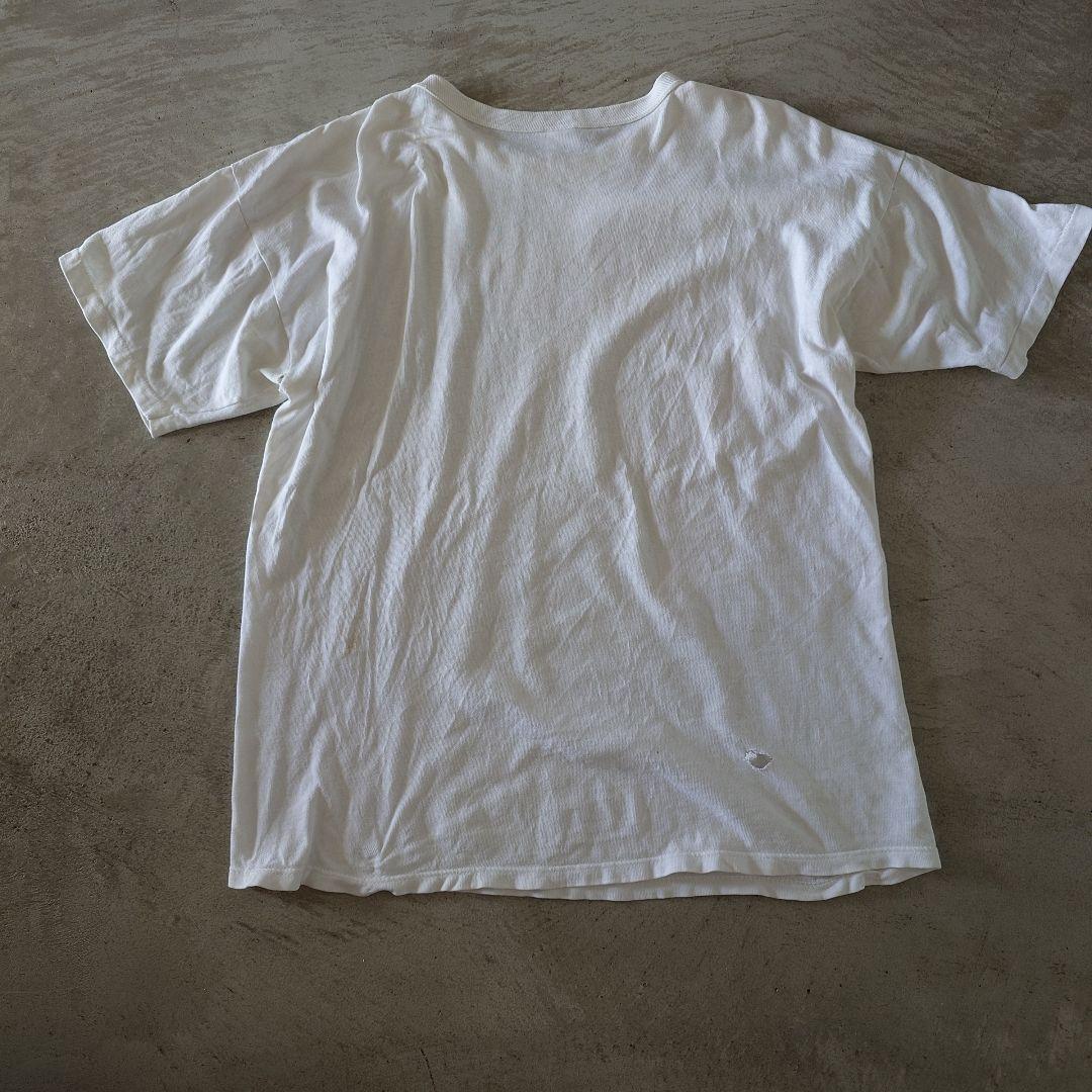 vintage chmapion 80's wisconsin ath dept. print tee xl trico tag