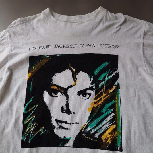MICHEAL JACKSON 87 JAPAN Tour Tee M