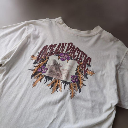 70s~80s Vintage ocean pacific surf tee
