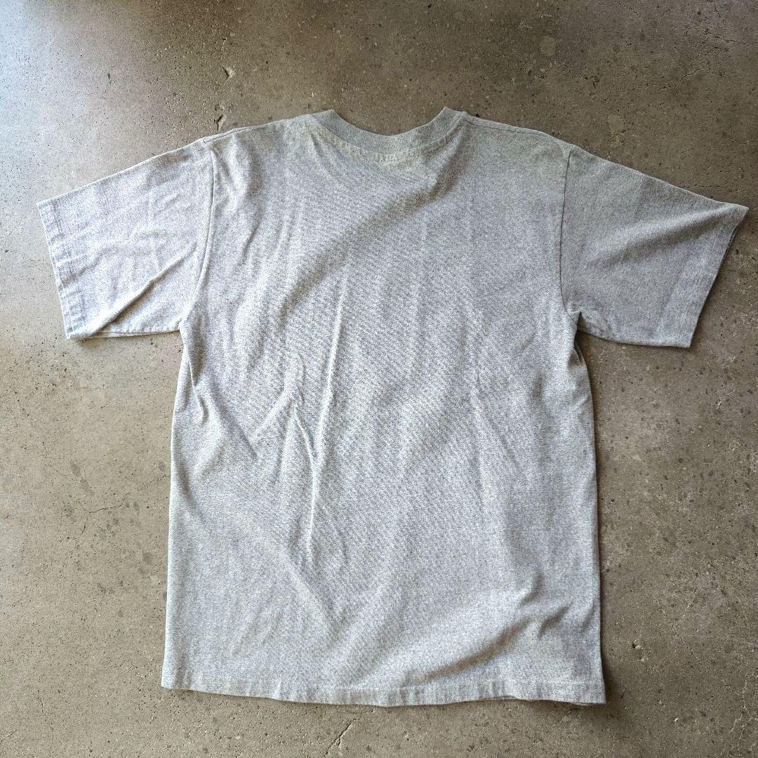 Heavy weight heather grey colledge tee