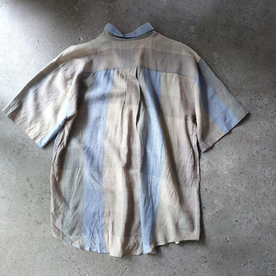 GOOUCH Deadstock ombre check shirts L