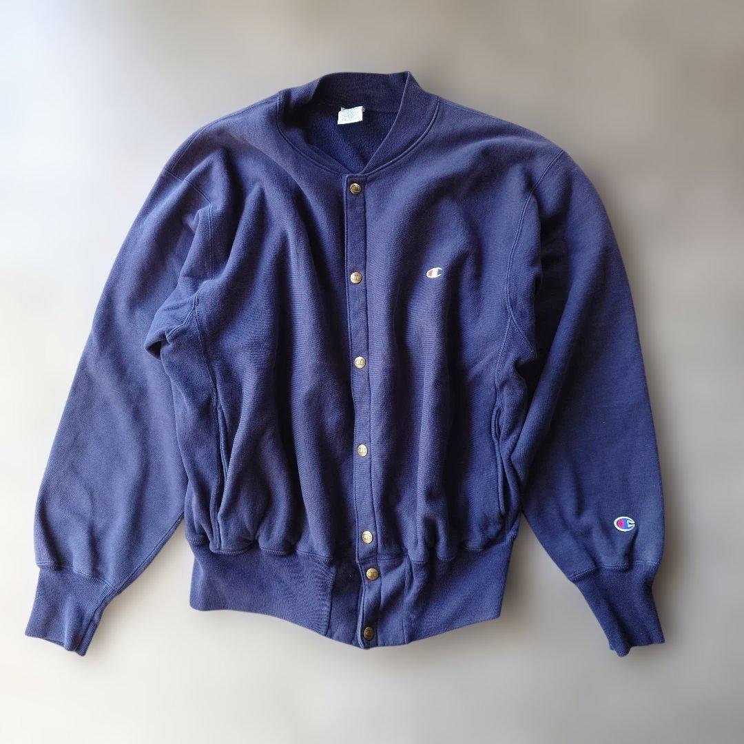 champion sweat snap cardigan reverse weave L – ALLTHAT