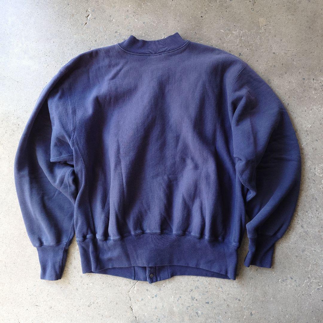 champion sweat snap cardigan reverse weave L
